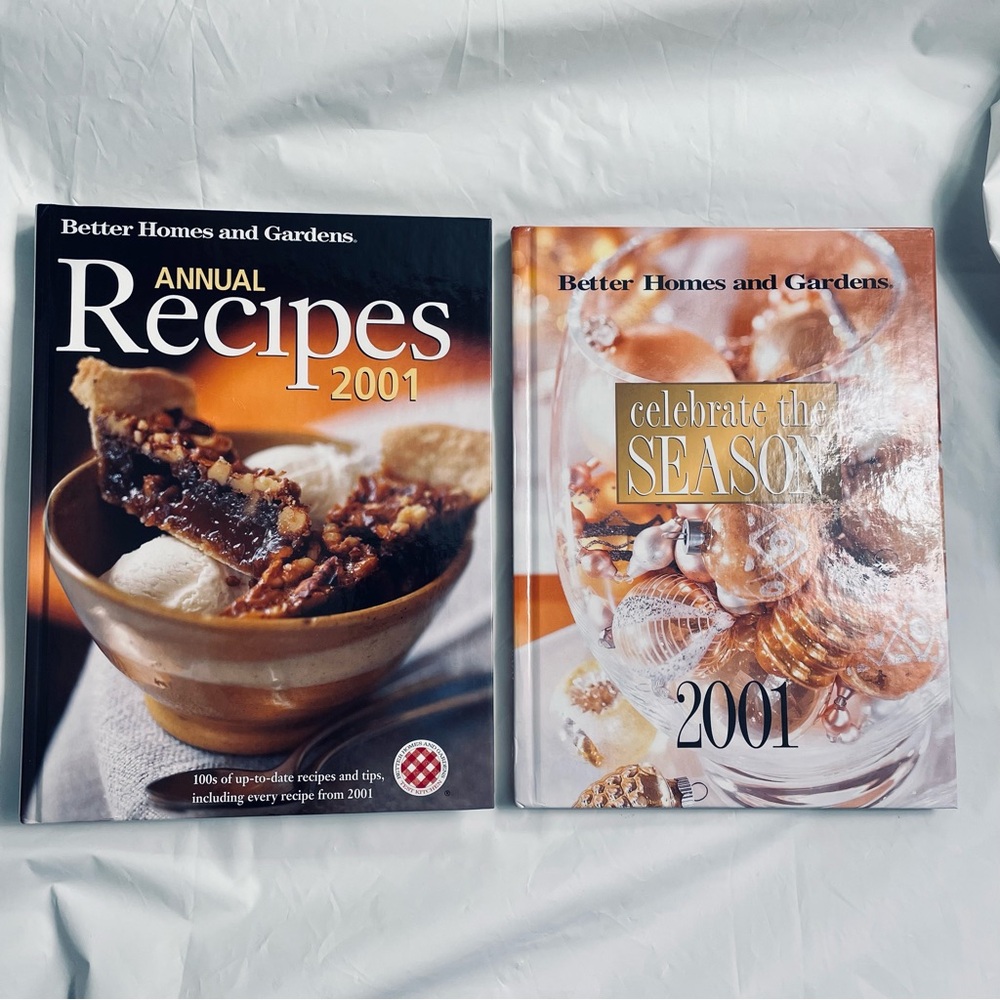 Better Homes and Garden Cookbook 2001 Set Annual Seasonal New